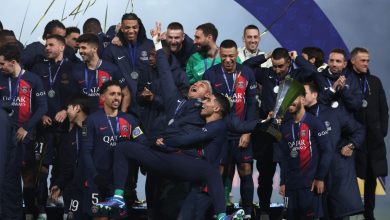 "نادي باريس سان جيرمان يحقق اللقب الثاني عشر في تاريخه بفوزه بكأس السوبر الفرنسي "